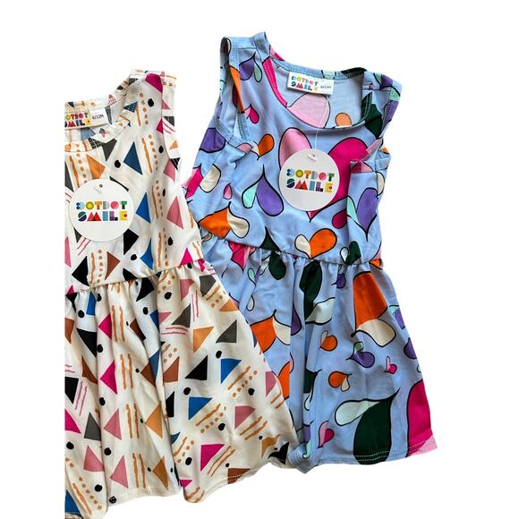 NWT Dot Dot Smile Sleeveless Tank Dress Bundle Size 6/12 Months - Picture 4 of 4